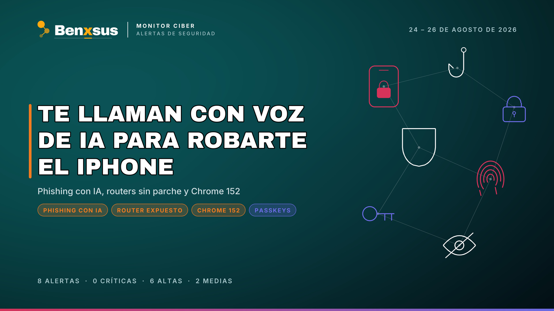Te llaman con voz de IA para robarte el iPhone: ocho alertas de seguridad que conviene revisar hoy