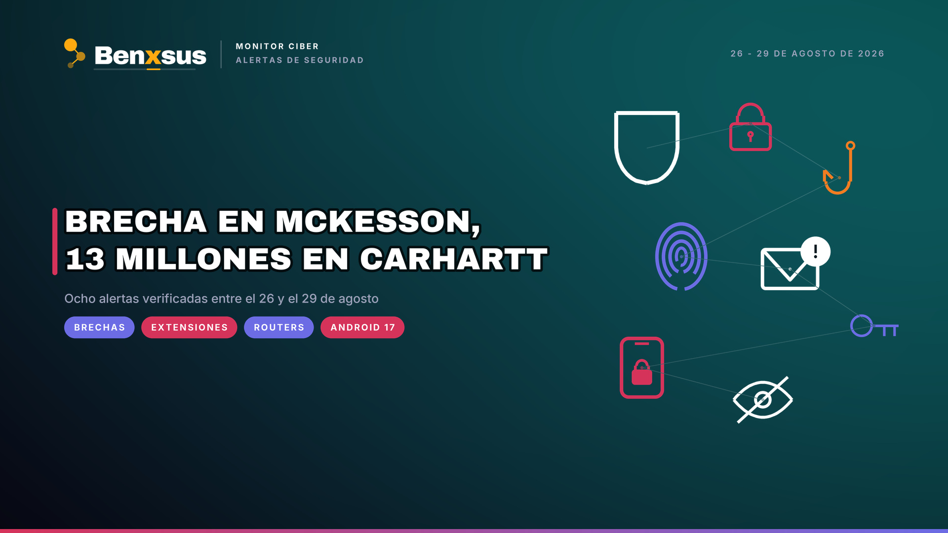 Datos de pacientes en McKesson y 13 millones de cuentas de Carhartt publicadas