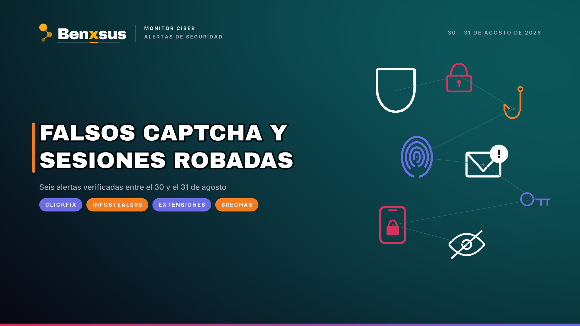 Falsos CAPTCHA que te hacen pegar comandos y malware que roba sesiones ya iniciadas