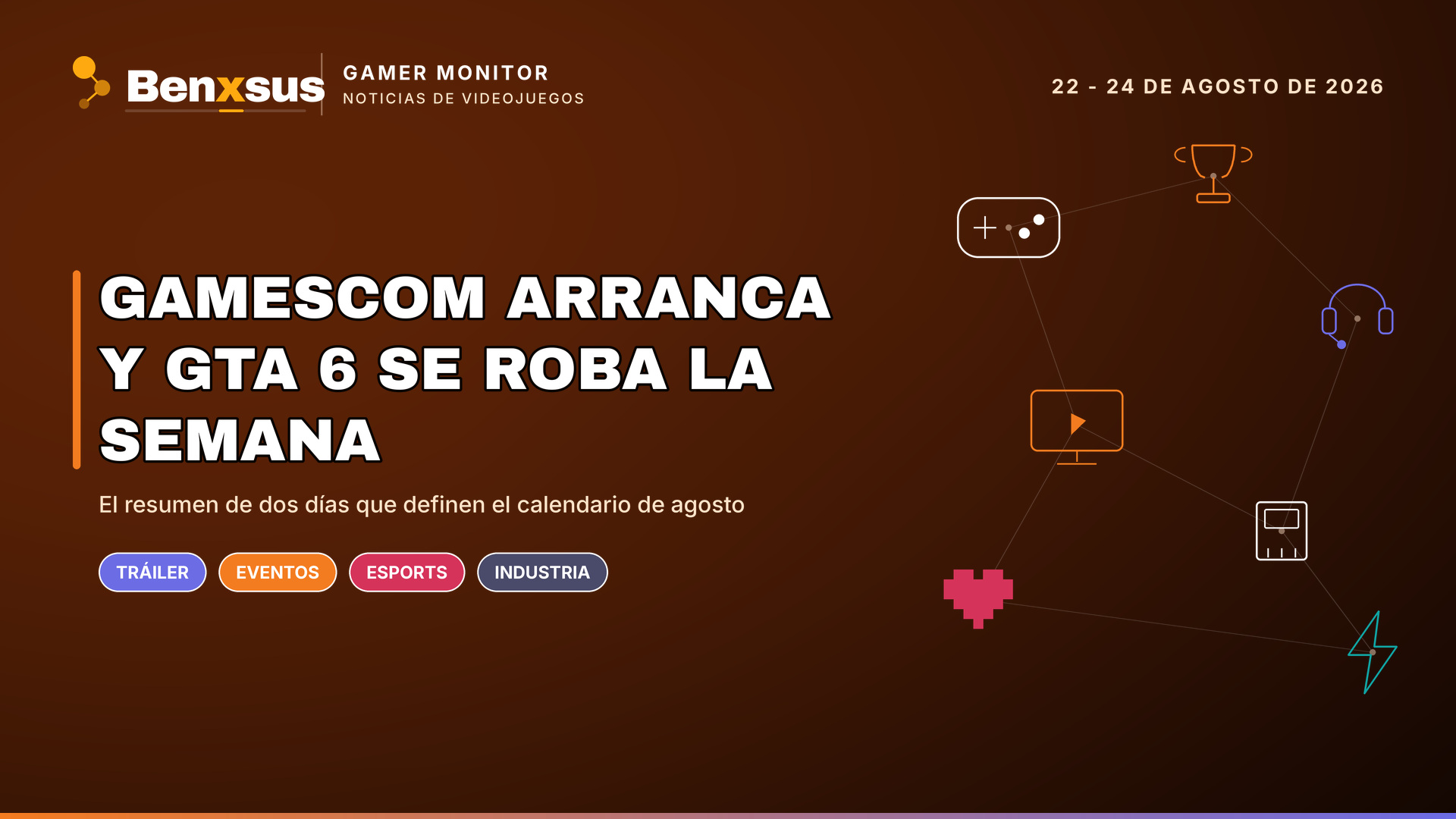 Gamescom arranca y GTA 6 se roba la semana: todo lo que tienes que anotar