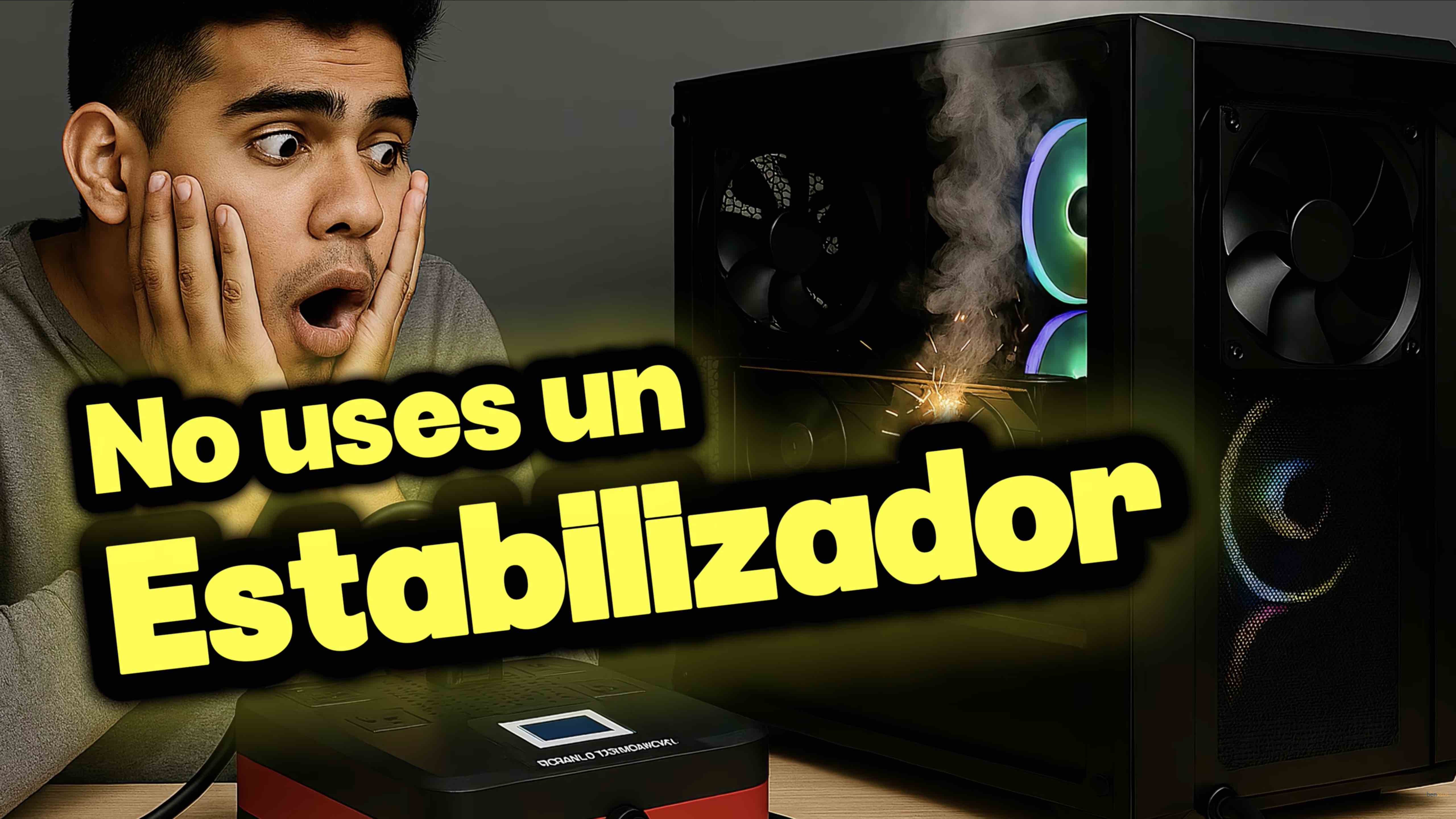 No uses un estabilizador en tu PC